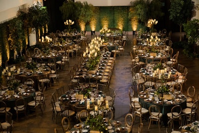 A sit-down dinner produced by TBD San Diego at the San Diego Natural History Museum was as much about the guest experience as it was the transformative design.