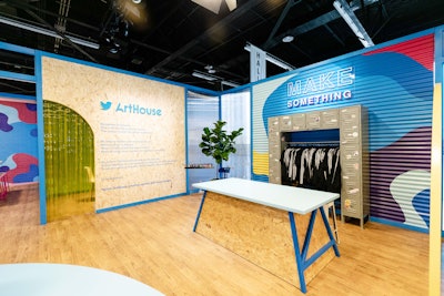 The lounge also promoted Twitter ArtHouse, a new initiative announced at VidCon. The program is designed to connect brands with influencers, artists, and editors who can help them design Twitter-focused content.