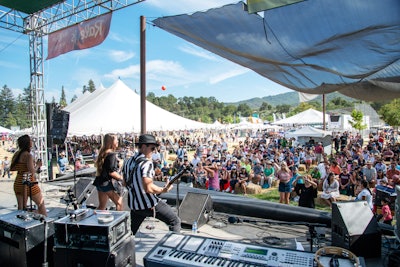 The 2019 Gilroy Garlic Festival in Northern California (pictured here in 2018) ended in tragedy when a gunman killed three attendees. The shooting and other recent attacks are prompting event producers to rethink their safety plans for staff and attendees.