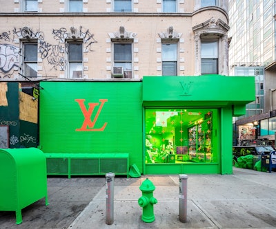 Louis Vuitton Opens A Summer-themed Pop-up In Soho