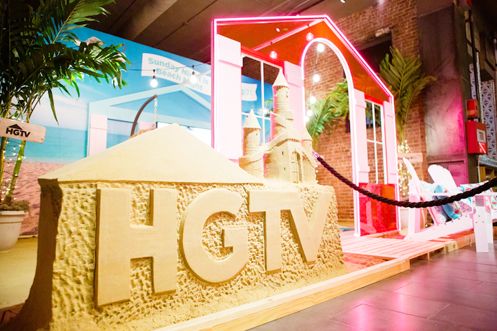 HGTV Magazine&rsquo;s sixth annual Block Park, held in New York in August, featured an HGTV logo made from sand. Rubik Marketing designed and produced the event.