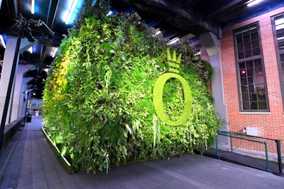 Jewelry company Pandora touted its spring collection with a tech-driven event in New York in March. To contrast the digital environment inside, the venue’s exterior was covered in foliage and greenery with a topiary version of Pandora's logo. See more: In Movement: How Brands Are Using Motion-Capture Technology at Events