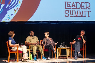 Slow Food advocates gathered at Friday’s all-day Leader Summit for seminars on topics surrounding climate change, food waste, school gardens, and more. The keynote was hosted by former Food & Wine editor Dana Cowin and featured Slow Food panelists Ron Finley, Alice Waters, and Paolo Di Croce. The cost of a ticket was $300 and included four sessions and a farm-fresh lunch presented by Niman Ranch.