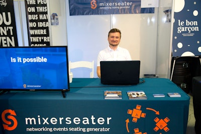 MixerSeater is a mobile-based platform that provides seating charts for speed-networking events. Attendee names, plus interests or industries, are imported into the program, along with the number of chairs, tables, and sessions titles. MixerSeater then generates a seating chart based on that information. The tool can create multiple seating layouts and speed-networking rotation schedules and send the info to attendees' phones so they know where to sit for each round. Pricing starts at $59 for a single event, or $99 for a yearly subscription.