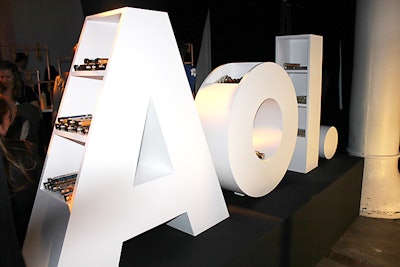 At AOL’s 2012 upfront party in New York, the company crafted a large structure in the shape of its logo; the eye-catching logo doubled as a food station. See more: AOL Introduces New Digital Shows With Three-Part Upfront
