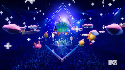Surreal augmented-reality animations were included in many performances at the 2019 MTV Video Music Awards, including 'Que Pretendes' by J. Balvin and Bad Bunny.