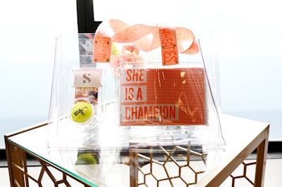 Guests scored branded swag in a clear bag with custom Wheaties straps.
