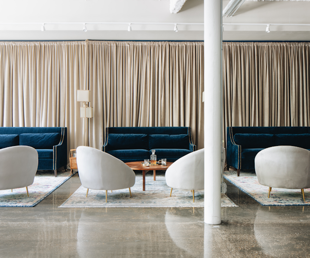 Luxury lounge vignettes.