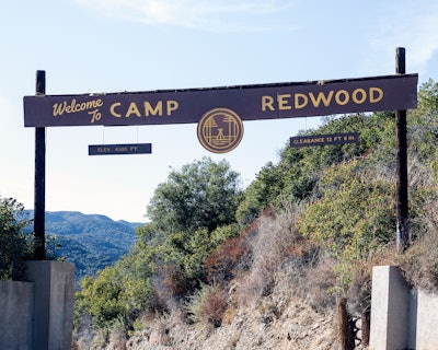 FX and Industria Creative turned a 110-acre property deep in the Santa Monica Mountains into 'Camp Redwood,' a recreation of the spooky setting of American Horror Story: 1984.