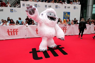 A Yeti mascot appeared on the TIFF red carpet for the world premiere of DreamWorks Animation and Pearl Studio's film Abominable. The festival's 44th edition ended Sunday.