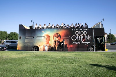 “Good Omens” Nuns Stunt