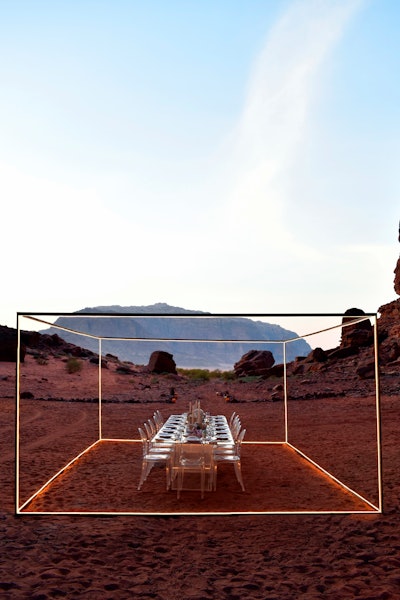 Nafsika and Stephanie Skourti worked with the region's Bedouin tribes to set up the space.