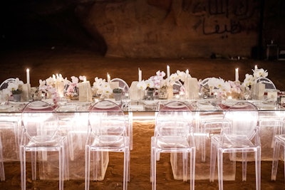 Dinner guests included journalists, stylists, photographers, and influencers from the U.S. and Europe.