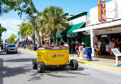 Landshark Lager Mobile Hot Tub