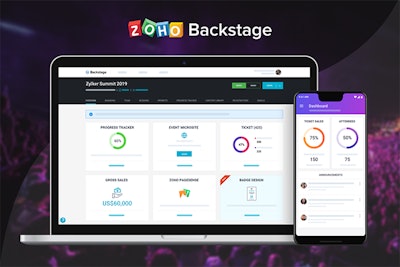 Run events smarter, better with Zoho Backstage.