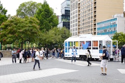 Twitter's candy shop popped up in Union Square on September 10. Brand ambassadors offered samples to passersby who didn't wait in line.