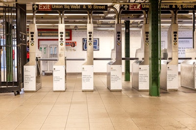 The campaign also included subway station advertisements in New York and San Francisco.