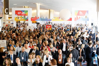 IMEX America reported a 3 percent increase in appointments between buyers and exhibitors this year, with 76,000 pre-scheduled meetings on the books.