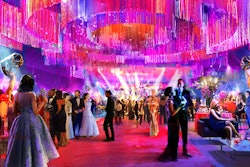 A rendering of how the space will look on Emmys night.