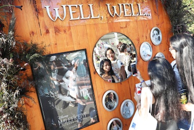 A theme photo opp allowed attendees to snag photos of their crowns.