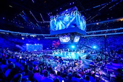 While some structured programming was eliminated, the 16,000 attendees still gathered for keynotes and evening entertainment.