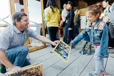 Beekeeper at TD Bank High Line Honey event