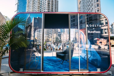 Delta and BuzzFeed’s Pop-Up Workspace