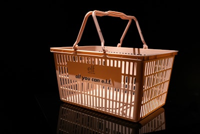 The spotlight then landed on a branded pink shopping basket, which previewed the experience to come.