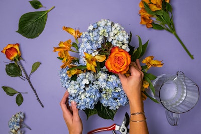 Create your own bouquet for the office, or even better yet, yourself, with Flower Workshop.