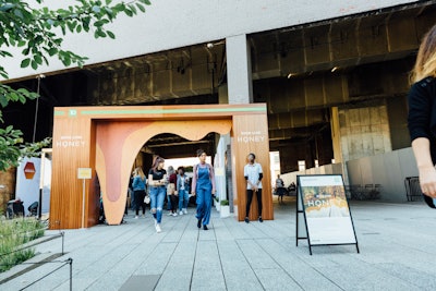 High Line Honey public-facing event in the 14th Street Passage