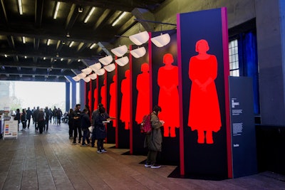 Hulu The Handmaid's Tale activation in the Chelsea Market Passage