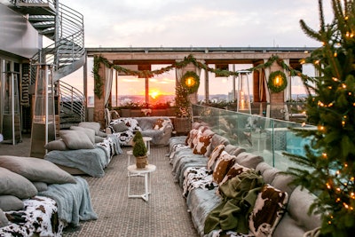 Last year, the L27 Rooftop Lounge, located at the Westin Nashville, launched its 'Alpine Experience' converting the space into a ski chalet. The venue plans to transform the lounge again this year.