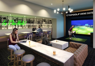 Topgolf Swing Suite at Doubletree Dallas—Campbell Centre