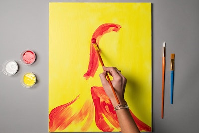 Unleash your creative side and create a painting you’re proud to display to the office.