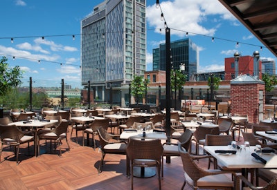 Rooftop Open Air Main Dining Area