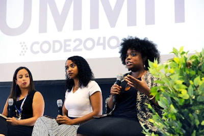 Panels focused on topics such as intersectional leadership, using technology to combat workplace discrimination, and designing a more inclusive industry for black and Latinx communities.