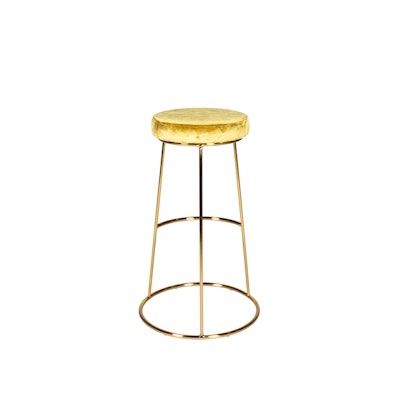 Celeste lounge barstool in chartreuse, price upon request, available in Las Vegas, Los Angeles, and San Francisco from Blueprint Studios.