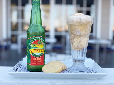 At the Coronado Island Marriott Resort & Spa in Coronado, California, pumpkin ginger beer floats feature ginger beer, pumpkin gelato, and vanilla ice cream.