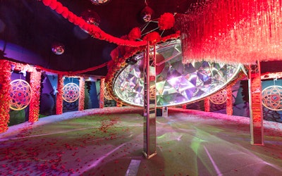 The immersive space has areas inspired by marigolds—colloquially known as 'the flower of the dead' because of their popularity on Día de los Muertos altars—plus a water-inspired environment and another space devoted to Monarch butterflies, which descend on Mexico every fall.