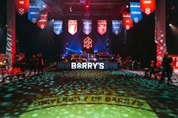 The quad later served as the dance floor and viewing space for the live performances.