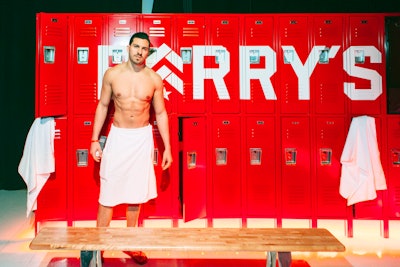 After guests participated in a Don Julio tasting in the locker room area, they were taken through a secret door to a speakeasy setting where they could pose for a portrait by photographer Daniel Seung-Lee. “It was a fun surprise and delight that led to some really high-volume social sharing,” Tripi said.