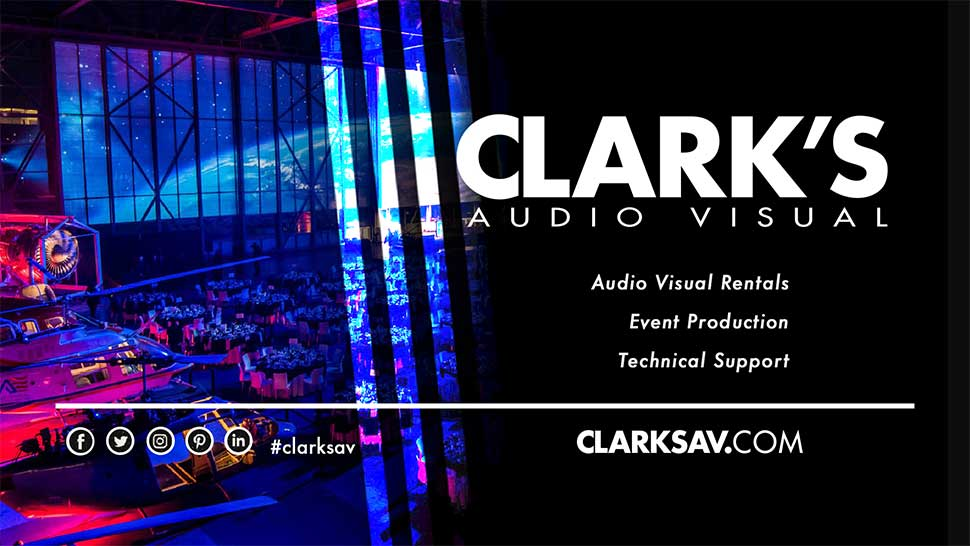 Clark's Audio Visual is a complete solution provider using the latest audiovisual and event technology integration.