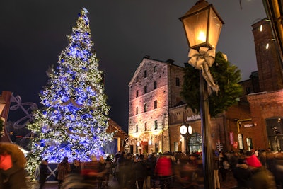 The Distillery District’s annual Christmas Market opened November 14. The traditional tree lighting ceremony was followed by a surprise performance from Canadian artist Chantal Kreviazuk, who introduced her first-ever Christmas album.