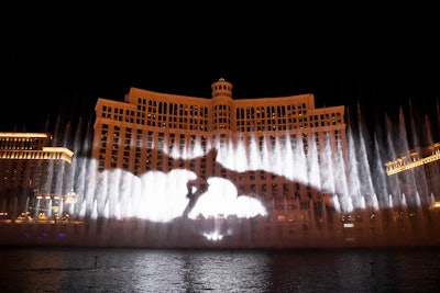 Ahead of the final season of Game of Thrones, HBO collaborated with MGM Resorts and Wet Design to produce a show featuring pyrotechnics, music, and video projections on the Fountains of Bellagio in Las Vegas.