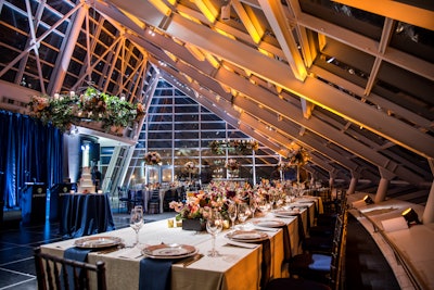 A head table in the Daniel F. and Ada B. Rice Solarium, Photo: Gerber+Scarpelli