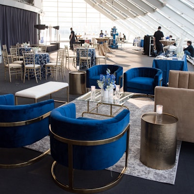 Corporate party set up in the Daniel F. and Ada B. Rice Solarium, Photo: Gold Grid Studios