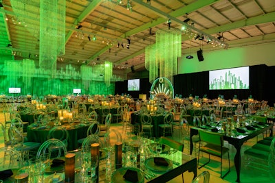 Wicked Witch Green Lighting at the 6th annual John Muir Health Foundation Gala at the Concord Jet Center in Concord, CA.