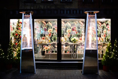 Brendan McDonough, senior brand manager at Bacardi Canada, said the concept was to 'encourage intimate gatherings with friends.' The shipping container fit 10 guests and was located on a busy commercial avenue.