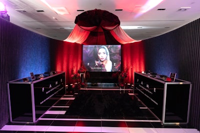 On December 5 and 6, Lady Gaga and Amazon opened the first Haus Labs Beauty pop-up. The two-day shop at the Grove included holiday-theme photo booths and other interactive spaces; Haus Labs' global artistry director Sarah Tanno was on site to offer pro makeup tips. Allied Experiential handled production.