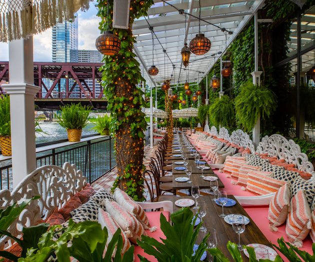 The riverfront at Beatnik on the River.